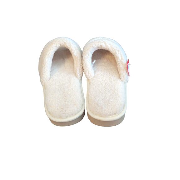 Ariat Cozy Slippers Women Size 8 White Sandals Slides Style Polyester - Picture 2 of 4
